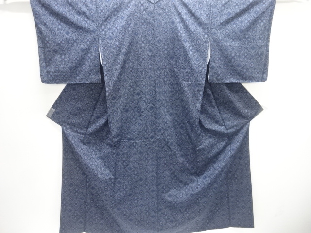 花菱模様織り出し西陣伝承紬着物アンサンブル